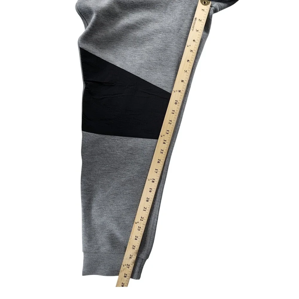 Aeropostale Aero MVMNT Tech Fleece Joggers Mens Large Gray‎ Black Colorblock NWT